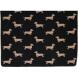 Cawö Wohndecke We Love Dogs 150 x 200 cm Schwarz