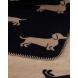 Cawö Wohndecke We Love Dogs 150 x 200 cm Schwarz