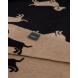 Cawö Wohndecke We Love Dogs 150 x 200 cm Schwarz