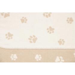 Cawö Wohndecke We Love Dogs 150 x 200 cm Beige