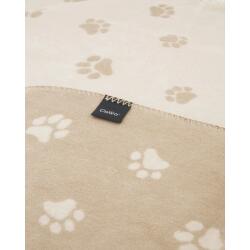Cawö Wohndecke We Love Dogs 150 x 200 cm Beige