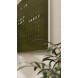 QLOCKTWO Earth 45 Steel Series Olive White Deutsch