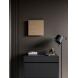QLOCKTWO Earth 45 Steel Series Olive White Deutsch