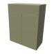 Piure Kommode Nex Pur Box 1 Schublade 2 Türen Green