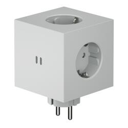 Avolt Wand-Mehrfachsteckdose Square 2 USB-C Gotland Gray