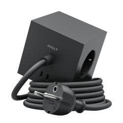 Avolt Mehrfachsteckdose Square 1 USB-C 1,8 Meter...