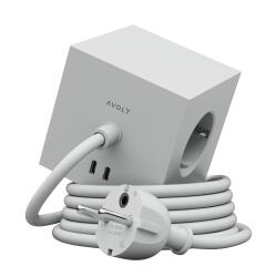 Avolt Mehrfachsteckdose Square 1 USB-C 1,8 Meter Gotland...