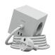 Avolt Mehrfachsteckdose Square 1 USB-C 1,8 Meter Gotland Gray