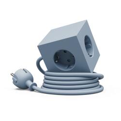 Avolt Mehrfachsteckdose Square 1 USB-C 1,8 Meter Shark Blue