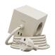 Avolt Mehrfachsteckdose Square 1 USB-C 1,8 Meter Nomad Sand