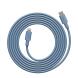 Avolt Ladekabel Cable 1 2 Meter USB-C auf Lightning Shark Blue