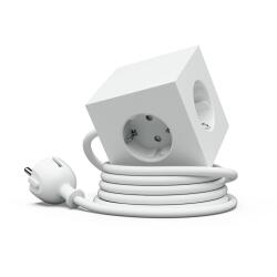 Avolt Mehrfachsteckdose Square 1 USB-C 3 Meter Limitierte Edition Martinelli Luce Opal White