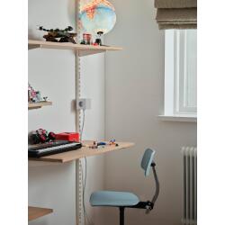 Avolt Mehrfachsteckdose Square 1 USB-C 3 Meter Limitierte Edition Martinelli Luce Opal White
