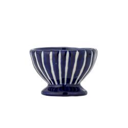 Bloomingville Schale Nini Ø9 cm Blau mit Streifen