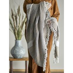 Bloomingville Decke Isnel 130 x 160 cm Beige