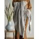 Bloomingville Decke Isnel 130 x 160 cm Beige