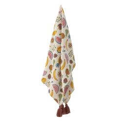 Bloomingville MINI Decke Fruitta 130 x 160 cm Bunt