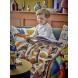 Bloomingville MINI Decke Fruitta 130 x 160 cm Bunt