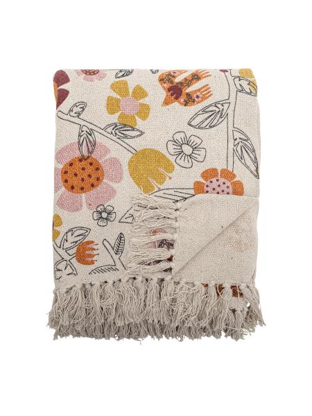 Bloomingville Decke Vivielle 130 x 160 cm Bunt