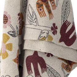Bloomingville Decke Vivielle 130 x 160 cm Bunt
