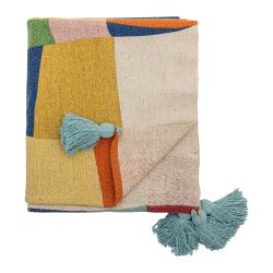 Bloomingville MINI Decke Colorine 130 x 160 cm Bunt