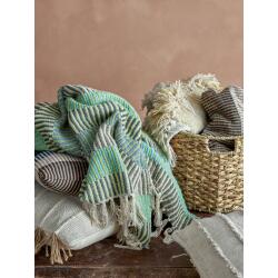 Bloomingville Decke Isnel 130 x 160 cm Gelb
