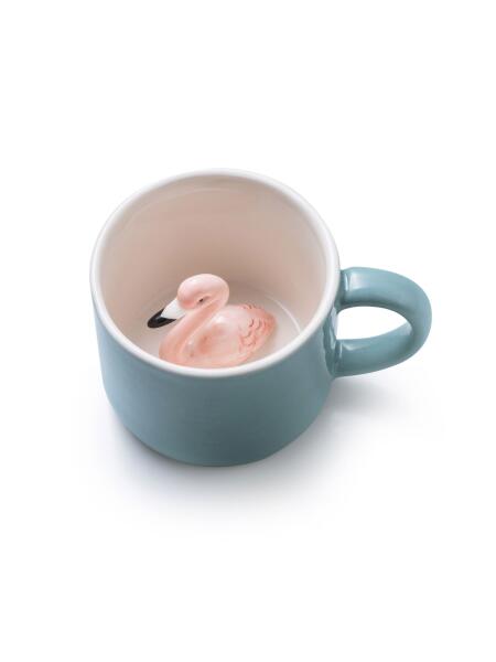Donkey Animal Mug Freddie - Tasse mit Flamingo