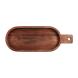 ASA Selection wood ovale Schale flach braun