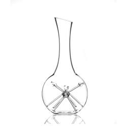 Zieher Star mini + 2x Vision Straight, Set Dekanter/Karaffe mit 2 Gläsern, mundgeblasen, Kristallglas