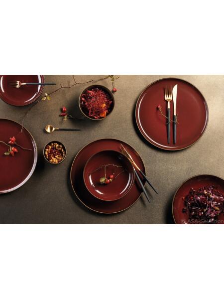 ASA Selection Dessertteller kolibri, rusty red, Ø 21 cm, H. 1,8 cm