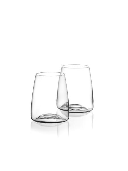Zieher Vision Side Trinkglas 2er-Set, 480ml, mundgeblasen, Kristallglas