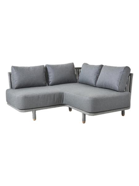 Moments Lounge Sofa - Eckmodul Grey 