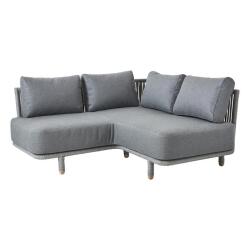 Moments Lounge Sofa - Eckmodul Grey
