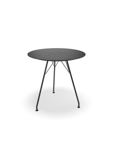 Houe CIRCUM Café table Ø74 Black Aluminum
