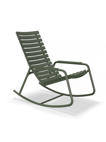 Houe ReCLIPS Rocking chair mit Aluminiumarmlehnen
