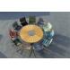 Houe CLICK Dining Chair ohne Armlehnen Dusty light blue