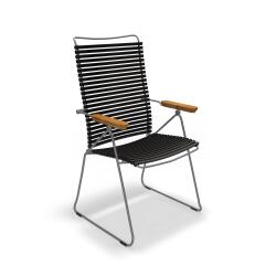 Houe CLICK Position Chair mit Bambusarmlehnen Black
