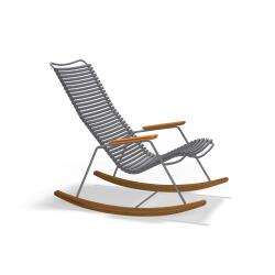 Houe CLICK Rocking Chair mit Bamubsarmlehnen Dark grey