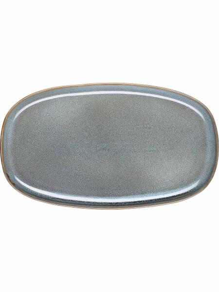 ASA Selection Platte, oval, denim, 31 x 18 cm, H. 2 cm