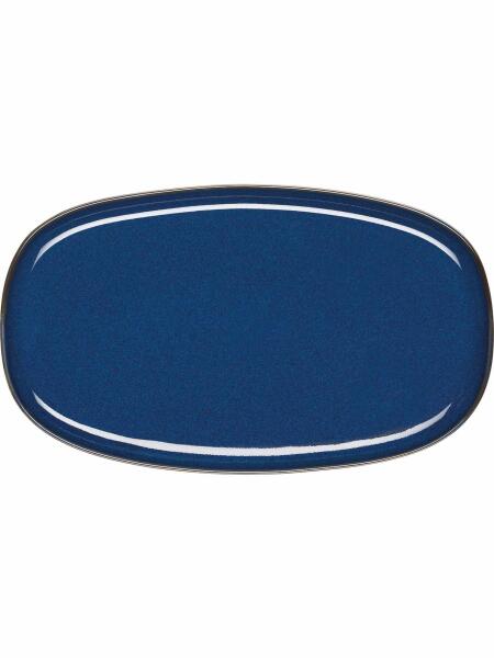 ASA Selection Platte, oval, midnight blue, 31 x 18 cm, H. 2 cm