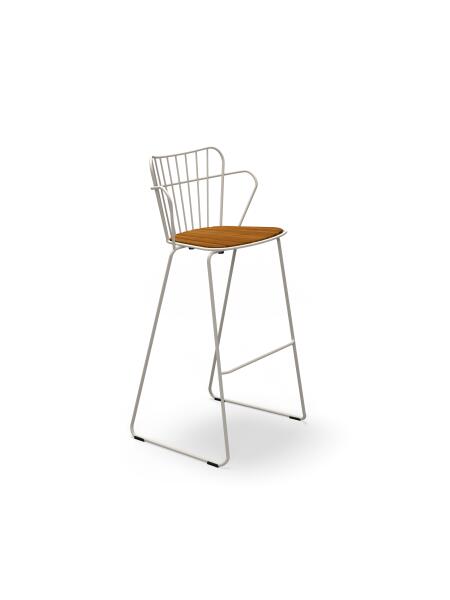 Houe Paon Bar chair White