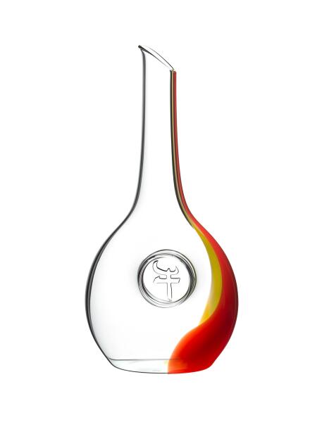 Riedel Dekanter Year of the OX Stripe Red/Yellow
